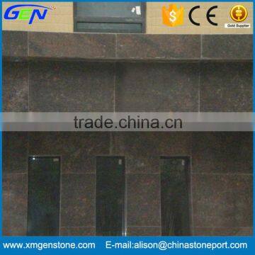 Polished Wall Cladding raw Tan Brown Granite Tiles For Sale