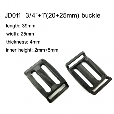 JD011 plastic buckle (20+25mm)