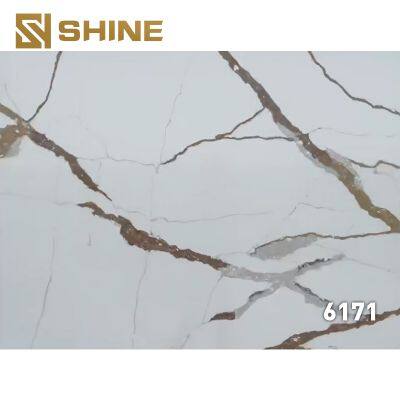 Artificial Silica Stone Quartz Slab for Kitchen Counter & Various Indoor Applications-for Villas Bedrooms Hotels photo-4