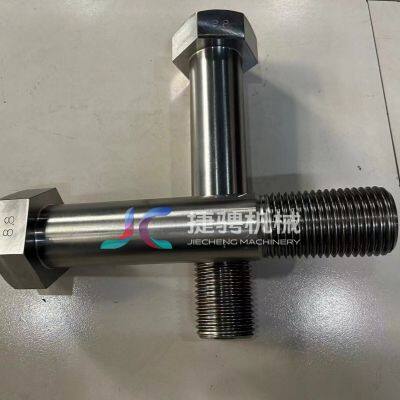 GB5782 DIN931 Hexagon Head Bolt Carbon Steel Black Grade 8.8 Half/Full Thread photo-5