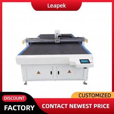CNC Oscillating Knife Cutting Machine Shoebox Orange Carton Packaging Box Sample Cutting Equipment Paper Making Machinery