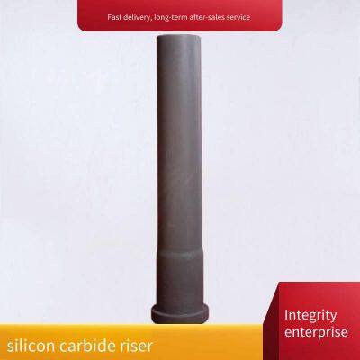 Jinhaihong Anti-corrosion and Anti-rust Ceramic Silicon Carbide Riser Tubes for Molten Aluminum Supply, Customization and Production photo-2