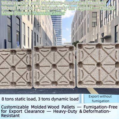 Standard / Non-Standard Molded Wood Pallets Dynamic Load 3T 3 Tons Exempt From Export Quarantine photo-5