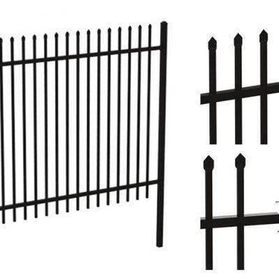 Decorative Tubular Aluminum Wrought Iron Fence for Garden Landscaping photo-2