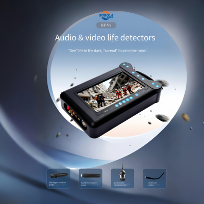 Multifunctional Audio and Video Life Detector, 4th Generation Bf-v8