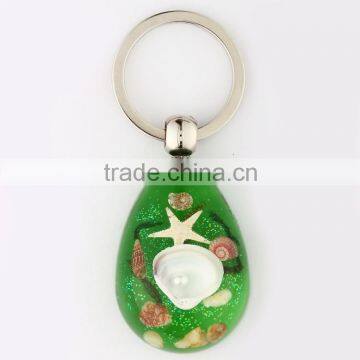 Hot Selling Keychain With Real Sealife Shell and Starfish photo-3
