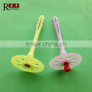 Red Cap Nail Anchor for supporting wall external thermal insulation