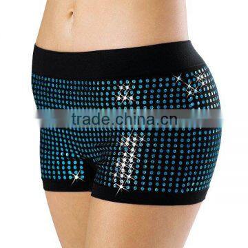 SEAMLESS SEQUIN DANCE SHORTS