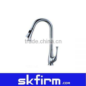 Pull Down Faucets Kitchen Polished By Chrome