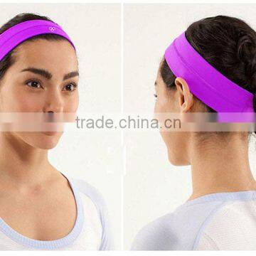 (Factory/low MOQ) girl yoga elastic headband