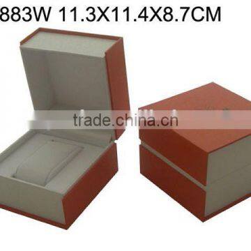 T883W Custom Logo Hinged Jewelry Watch Box