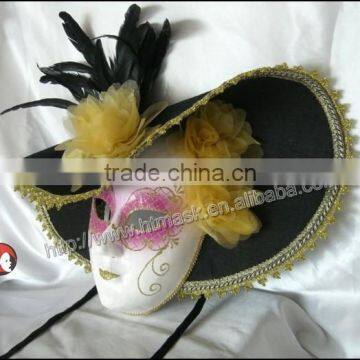 Clown Ceramic Hand Painted Face Mask Wall Hanging photo-3