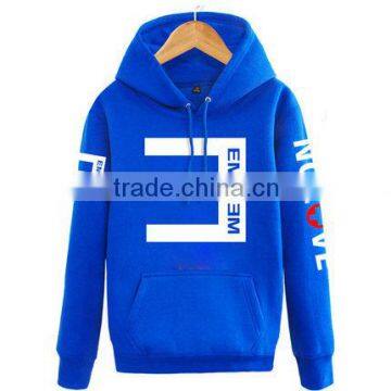 2016 OEM custom loose quality plain hoodies crop sweatshirt with low price