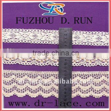 100% cotton lace trim