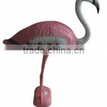 Plastic flamingo garden decoration