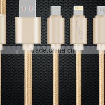 3-in-1 Micro USB + USB C + 8 Pin USB Cable Bulk photo-2