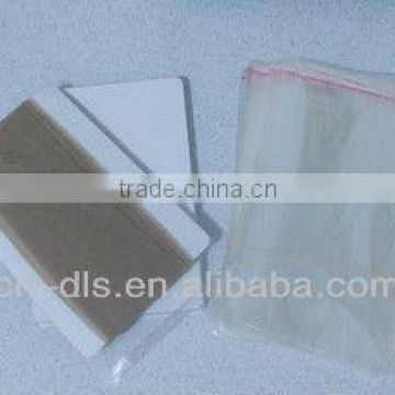 opp film laminated non-woven bag opp bag packing with seal opp plastic bag hole