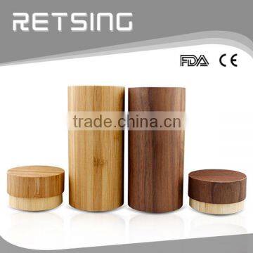 High quality bamboo wood tube case, walnut wood cylinder sunglass case, sunglasses bamboo case