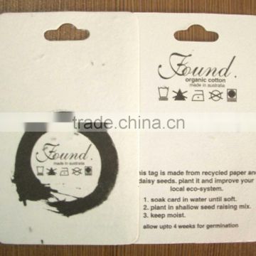 plantable seed wedding invitation card