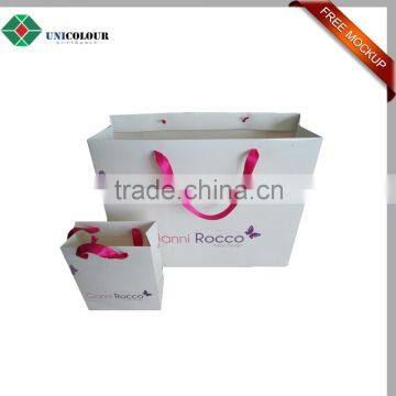 Custom Luxury Logo Paper Bag With Different Handle Types photo-3