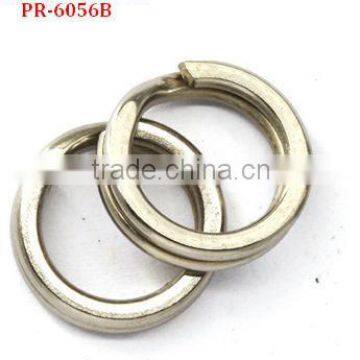 Stainless Steel Fishing Split O Rings Flat Fishing Swivel Knot Lure Fishing Split Rings