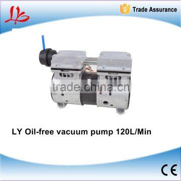 LY Oil free vaccum pump 120L/Min 220V 550W