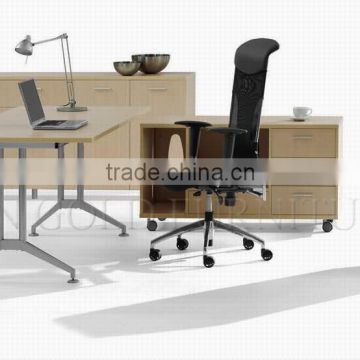 High Quality Modern Design Particle Board Office Desk With Steel Leg(SZ-OD154)