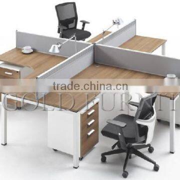 New style Office Partition with Vice Cabinet Staff Used Workstation(SZ-WSL316)