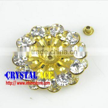 Flower metal and oil dril material assembled parts for retro craft