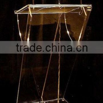 Clear Acrylic Z Shape Lectern and Podium