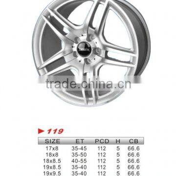 alloy wheel, 17"x8 119 used for car