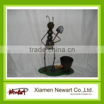 Metal Garden Planters metal art ants planter