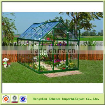 Walk In Aluminium and Plastic Garden Greenhouse with 5 rooms-GH2015