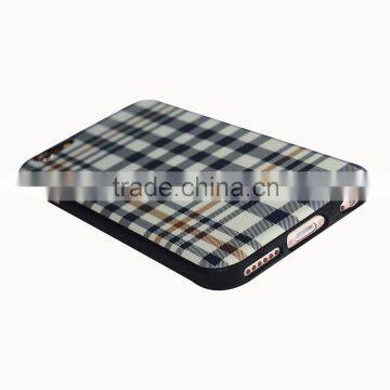 SULADA Soft TPU Case for Samsung S6/S7/S6 Edge Check Grain England Series Protective Full Cover for S6 Edge Plus/S7 Edge