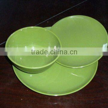 Melamine tableware 3pcs/1set