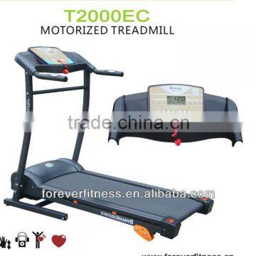 T2000EC 1.5hp treadmill with bule LCD and speaker