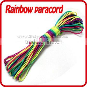 wholesale 8mm rainbow paracord