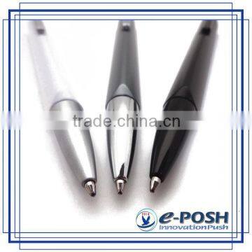Triangle Aluminum Extrusion Barrel Touch Screen Roller Ball Point Pen With Stylus photo-2