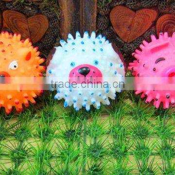 8.5cm pink spikey pig ball pocket pets toys