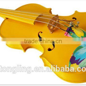 Yellow Violin With Art Colored Fittings (TL-DS0002) photo-2