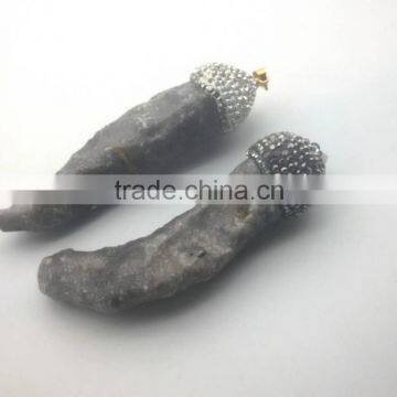 Wholesale Charm Fossilized coral diamond pendant for accessories