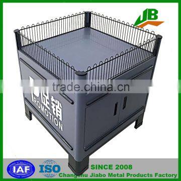 Supermarket metal promotion table for sale