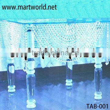 crystal table crystal decoration wedding decoration wedding crystal table(TAB-001)