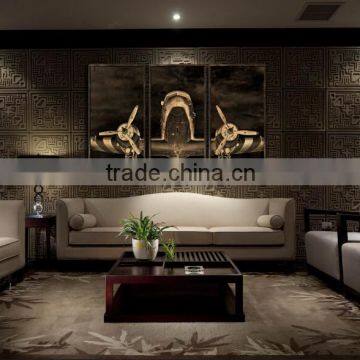 3 panel MDF Prints wood photo prints Modern Canvas Wall Art living room decoration 4 pannel MDF prints set