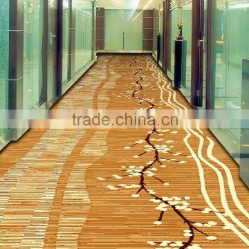 wilton hotel corridor carpet, wilton machine woven carpet roll A2145