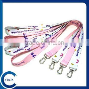 High Quality Polyester Customized Lanyard with Custom Logo Clip Badge Lanyard