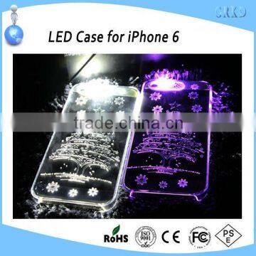 High quality LED Acrylic case for iPhone 6