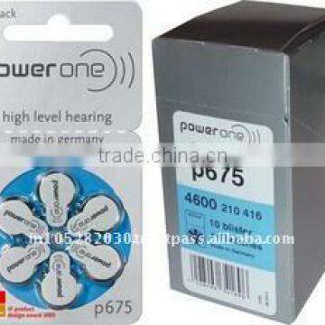 siemens Hearing aid power one batteries