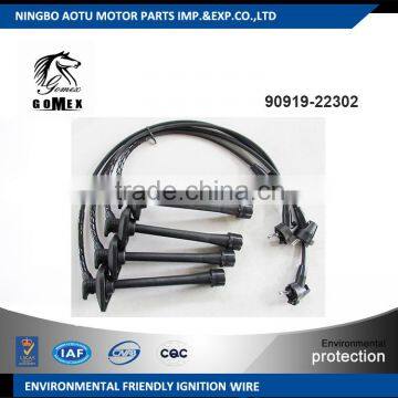 High voltage silicone Ignition wire set, ignition cable kit, spark plug wire 90919-22302 for TOYOTA