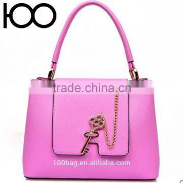 2016 high quality 100% real ladies leather handbag